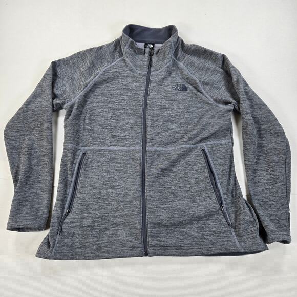 The North Face Full Zip Fleece Canyonlands Dark Grey Jacket Women's Size XL - Picture 1 of 7